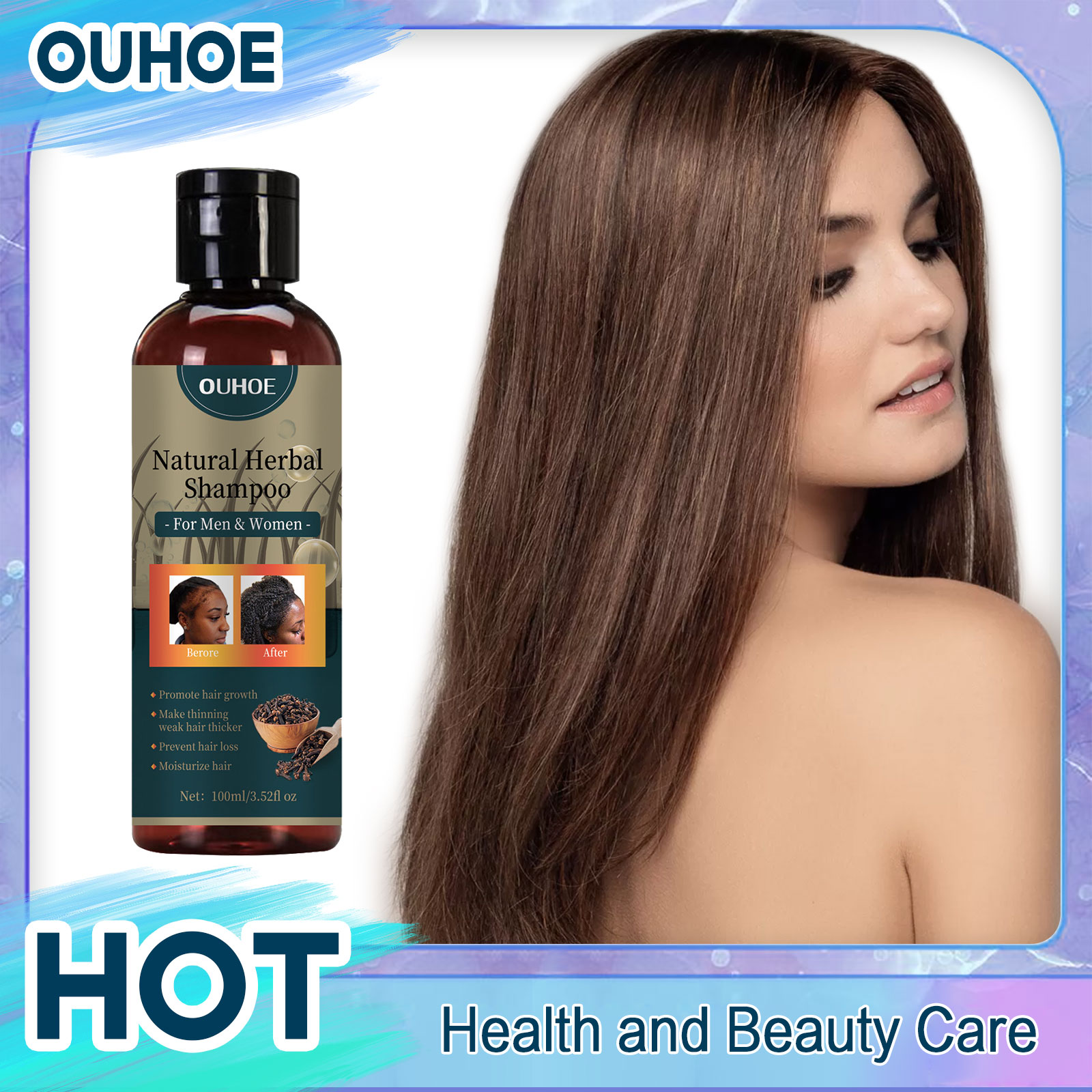 Hair Care Dandruff - OUHOE 모발 성장 샴푸 안티 비듬