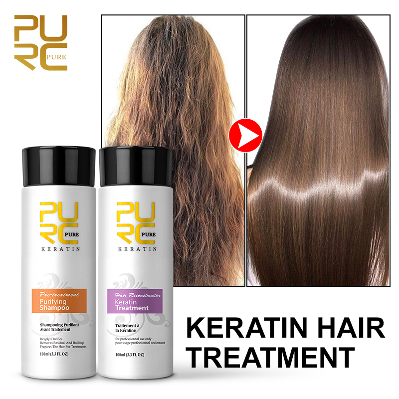 Hair Care Organic - PURC 브라질 케라틴 헤어 트리트먼트 곱슬머리