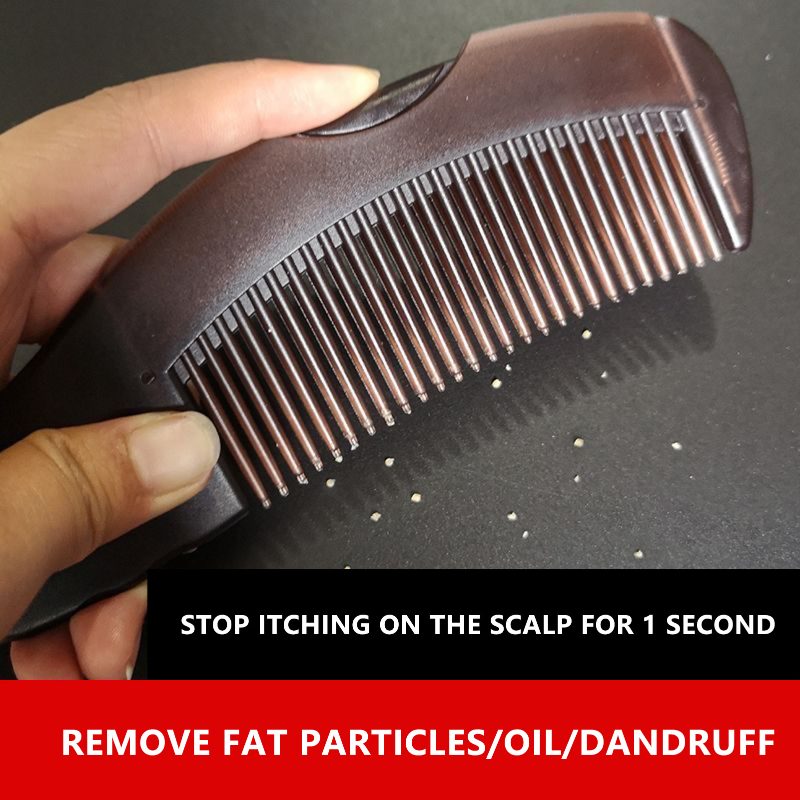 Hair Care Dandruff - 비듬 제거 두피 헤어 빗 헤어